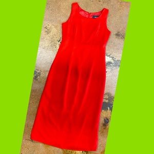 Red sleeveless Sag harbor dress size 8
